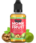 Monk Fruit Extract (6 Drops = 1 Tsp of Sugar) Zero Calories, Non-GMO, No Fillers - Liquid Monk Fruit Sweetener No Erythritol by Transparency Foods NEW FORMULA (1.7oz, 167 servings)