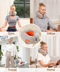 Howdy Neck Massager With Heat, Heated Neck Massager Pillow For Deep Tissue Relax, Portable Neck Massage Pillow For Women Men Traveling
