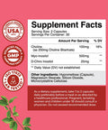 Natures Craft Myo-Inositol & D-Chiro Inositol Capsules - Choline Inositol Supplement for Cycle and Fertility Support - Womens Hormone Balance Supplement with Myo & D-Chiro Inositol Plus Choline Bitartrate