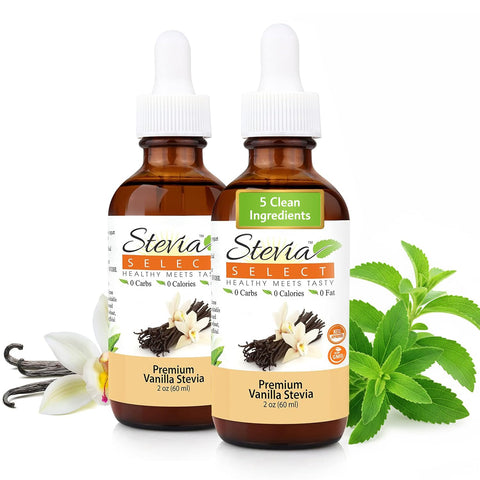 Stevia Select Dark Chocolate Pure Flavored Liquid Stevia Zero Calorie Coffee Tea Drink & Baking Sweetener AllNatural No Erythritol KetoFriendly Sugar Alternative 300 Servings 2 Oz (1 Pack)