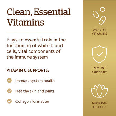 Solgar Vitamin C 1000 Mg 100 Vegetable Capsules - Antioxidant & Immune Support - Overall Health - Healthy Skin & Joints - Bioflavonoids Supplement - Non-Gmo Vegan Gluten Free Kosher - 100 Servings