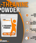 BULKSUPPLEMENTS.COM L-Theanine Powder 250g (8.8 oz)