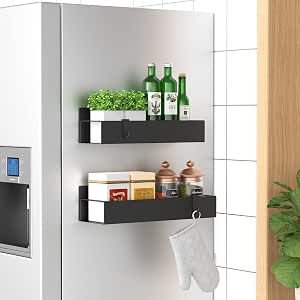 Moforoco 9-Tier Over The Door Pantry Organizer, Pantry Organization and Storage, Black Hanging Basket Wall Spice Rack Seasoning Shelves, Home & Kitchen Bedroom Bathroom House Essentials