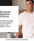 Thorne - Advanced Digestive Enzymes - Supplement With Pepsin Ox Bile & Pancreatin For Indigestion & Constipation Relief - Minimizes Occasional Gas & Bloating - Third-Party Certified 180 Capsules