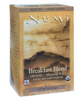 Numi Organic Tea Breakfast Blend 18 Count Box of Tea Bags Black Tea (Packaging May Vary)