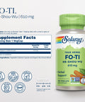 Fo-Ti 610mg Solaray 100 Caps (2 Pack)
