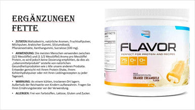 Believe Flavor Pack - Orange Creamsicle 150g