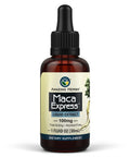 Amazing Herbs Maca Express Liquid Extract - Peruvian Maca Extract, Promotes Stamina, Energy, Endurance, & Mental Clairity - 1 Fl Oz