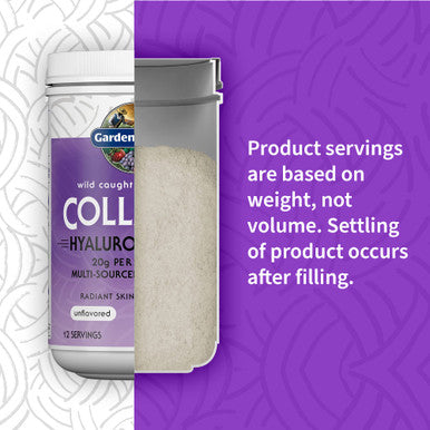 Garden of Life Marine & Grass-Fed Collagen Peptides Powder Supplement (Type I Iii) With Probiotics Bcaas & Hyaluronic Acid For Radiant Hair Skin & Nails Unflavored 20G Per Serving 12 Servings