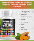 Turmeric Curcumin Ginger Moringa Boswellia Saffron Supplement
