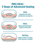 Band-Aid Brand Pro Heal Adhesive Bandages With Hydrocolloid Gel Pads, Extra Large Clinically Tested Waterproof Bandages For Better Healing Of Minor Wounds, Sterile First Aid Bandages, 5 Ct