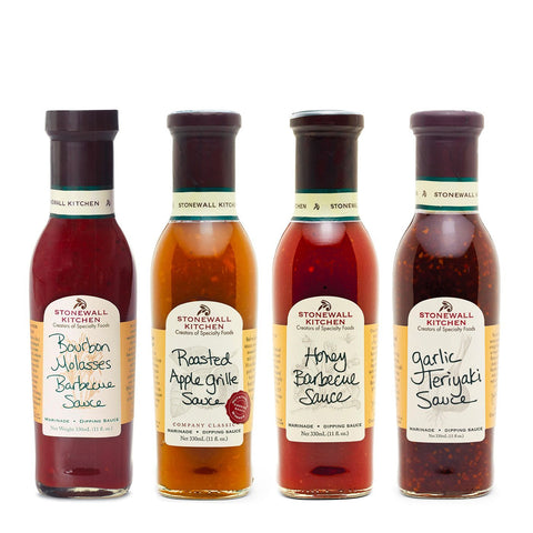 Stonewall Kitchen 4 Piece Our Classic Grille Sauce Collection