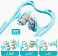 Neck Massager With 6 Ball Massage Points Handheld Manual Roller Massager Tool For Neck, Back, Shoulders, Waist And Legs Deep Tissue