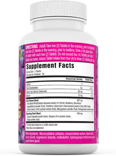 Applied Nutrition 14-Day Acai Berry Cleanse 56 Tablets Pack of 2 Weight-Loss Support Flush Milk Thistle 56 Total Servings