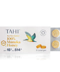 Tahi Pure New Zealand Manuka Honey Lozenges UMF 8+ (MGO 182+) Manuka Honey Drops For Sore Throat Relief & Immune support - Healthy Lozenges made of raw Honey - No Added Sugar - Pack of 8