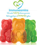 Sugar Free Vitamin C Gummies - 80mg Vitamin C per Gummy Bear - Vegan, Kosher, Halal - Health Canada Licensed - 2 months supply - by immuneamins