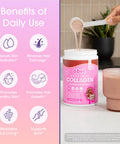 Obvi More Than Collagen Powder | Supports Healthy Hair Skin Nails Joints Gut | Grass-Fed Multi Collagen Supplement with Hyaluronic Acid Biotin Keratin | Cocoa Cereal 30 Servings