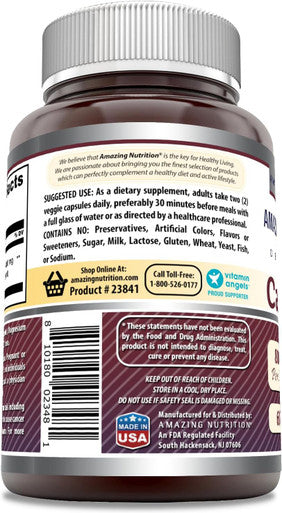 Amazing Nutrition Formulas Caralluma Supplement | 800 Mg Per Serving | 60 Veggie Capsules | Non-GMO | Gluten- | Made in USA