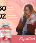 Collagen Gummies With Vitamin C, Zinc And Biotin,Hydrolyzed Collagen Peptides Supplement For Hair, Skin, Nails & Wrinkles, 60 Gummies