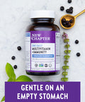 New Chapter One Daily Multivitamin + Immunity Enhanced Immune Support from Extra Vitamin C, D3 & Zinc + Clinical-Strength Holy Basil* 100% Vegetarian, Non-GMO, Certified Gluten Free, 30 ct