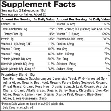 Dr. Schulzes SuperFood Plus Vitamin and Mineral Herbal Concentrate Daily Nutrition GlutenFree and NonGMO Vegan 14 Ounce Powder Packaging May Vary