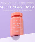 #Fobo Supplemeant To Be Acne Supplement All Natural Daily Prebiotics Probiotics Vitamins Skin Mix With Zinc Improve Clear Blemish-Radiant Skin Through Balancing Gut Health