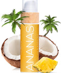 COCOSOLIS ANANAS tanning accelerator - organic tanning oil with vitamin E & pineapple scent for a quick, intensive tan - tanning enhancer for a rich chocolate tan - nourishing body lotion (110 ml)
