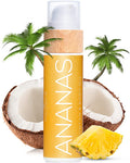 COCOSOLIS ANANAS tanning accelerator - organic tanning oil with vitamin E & pineapple scent for a quick, intensive tan - tanning enhancer for a rich chocolate tan - nourishing body lotion (110 ml)