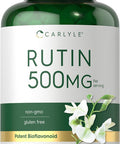 Carlyle Rutin Supplement 500mg | 200 Tablets | Vegetarian Non-GMO Gluten