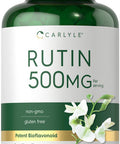 Carlyle Rutin Supplement 500Mg | 200 Caplets | Vegetarian, Non-Gmo, Gluten Free