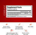 Codeage Grass Fed Beef Kidney Supplement - ze Dried Non-Defatted Desiccated Beef Kidney Glandulars Nutrition Bovine Pills Pasture Raised Beef Vitamins for Kidney - Non-GMO -180 Capsules