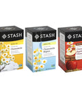 Stash Tea Relax and Unwind Tea Sampler - Assorted Specialty Tea Gift Set, Calming Herbal Teas to Support Relaxation, 7 Flavors, 35 Tea Bags