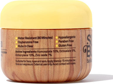 Sun Bum Original SPF 50 Clear Sunscreen with Zinc Vegan and Reef Friendly Octinoxate and Oxybenzone Free Broad Spectrum Moisturizing UVA UVB Sunscreen with Vitamin E 1 Fl Oz