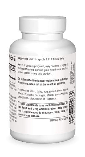 Source s Grape Seed Extract, Proanthodyn 100 mg Antioxidant Protection & Supports Healthy Aging Brain - 120 Capsules