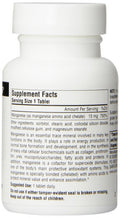 Source s Manganese 10 mg Amino Chelate,100 Tablets (Pack of 2)