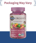 Garden Of Life Organics Women 40+ Gummy Vitamins Berry Organic NonGmo Vegan Kosher Complete Multi Methyl B12 C and D3 Gluten Soy and Dairy 120 Real Fruit Gummies