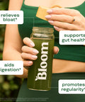 Bloom Nutrition Superfood Greens Powder Stick Packs Digestive Enzymes with Probiotics and Prebiotics Gut Health Bloating Relief for Women Chlorella Green Juice Mix 12 SVG Variety