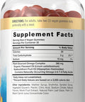 Carlyle Omega 3 6 7 9 Gummies | 70 Count | Vegan Plant Sourced Supplement | Peach Flavor