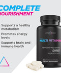 Livingood Daily Methylated Multivitamin For Women & Men, Multi Vitamin - Mineral Supplement Capsules With Iron, B Complex, Selenium, & Zinc - Non-Gmo, Gluten-Free, Vegetarian Multi Vitamins For Adults
