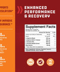 Natures Craft Nitric Oxide Support Pills Natural Workout Supplement and Exercise Enhancer Boost Energy Strength Recovery Muscle Builder Pure L Arginine and L Citrulline Amino Acid Capsules by natures craft