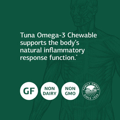 Standard Process Tuna Omega-3 Chewable - Whole Food Antioxidant, Brain Health And Brain Support, Skin Health And Hair Health With