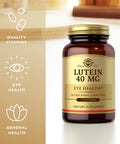 Solgar Lutein 40 Mg - 30 Softgels Pack Of 3 - Supports Eye Health - Gluten Free Dairy Free - 90 Total Servings