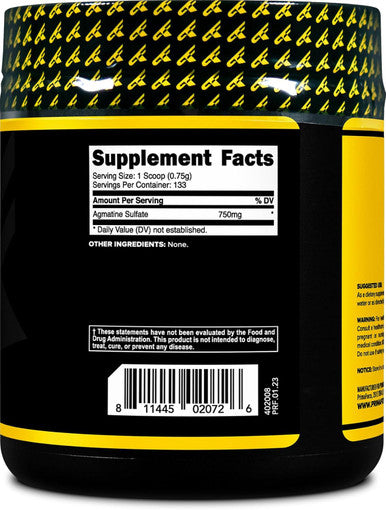 Primaforce Agmatine Sulfate Powder Supplement 100 Grams Promotes Nitric Oxide Production / Enhances Performance