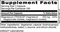 Klaire Labs Magnesium Glycinate Complex - 100 Mg Bisglycinate Chelate Blend - High Absorption - Supports Bone Density And Magnesium Levels - Gluten & Hypoallergenic (100 Capsules) (Pack Of 4)