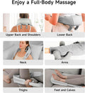 Neck Massager With Heat, Cordless 4D 6 Massage Nodes Shoulder Massager With Heat, Neck And Shoulder Massager, Shiatsu Back Shoulder And Neck Massager For Traps, Leg And Body, For Mother Women Men