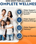 Passion 4 Life Daily Liquid Multivitamin + Minerals Over 100 Premium Ingredients for the Whole Family Trace Minerals and Amino Acids for All Ages
