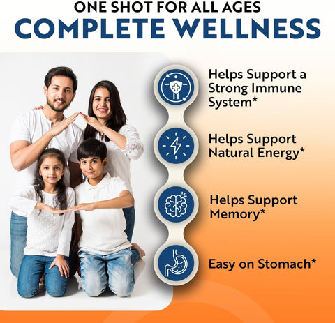 Passion 4 Life Daily Liquid Multivitamin + Minerals Over 100 Premium Ingredients for the Whole Family Trace Minerals and Amino Acids for All Ages