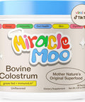 Miracle Moo Colostrum Supplement (Unflavored 60sv) + Electric Frother