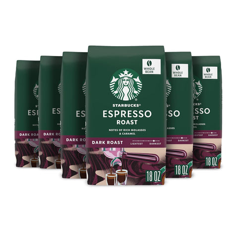 Starbucks Whole Bean Coffee, Dark Roast Coffee, French Roast, 100% Arabica, 1 bag (28 oz)
