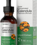 Calendula Extract Tincture | 2 fl oz | Low Alcohol | Vegetarian, Non-GMO, Gluten Free Liquid Supplement | by Horbaach